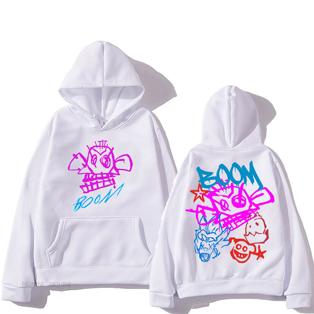 GR | Arcane Jinx cartoon long sleeve hoodie