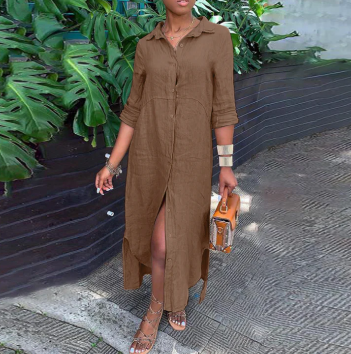 GR | Comfortable linen dress