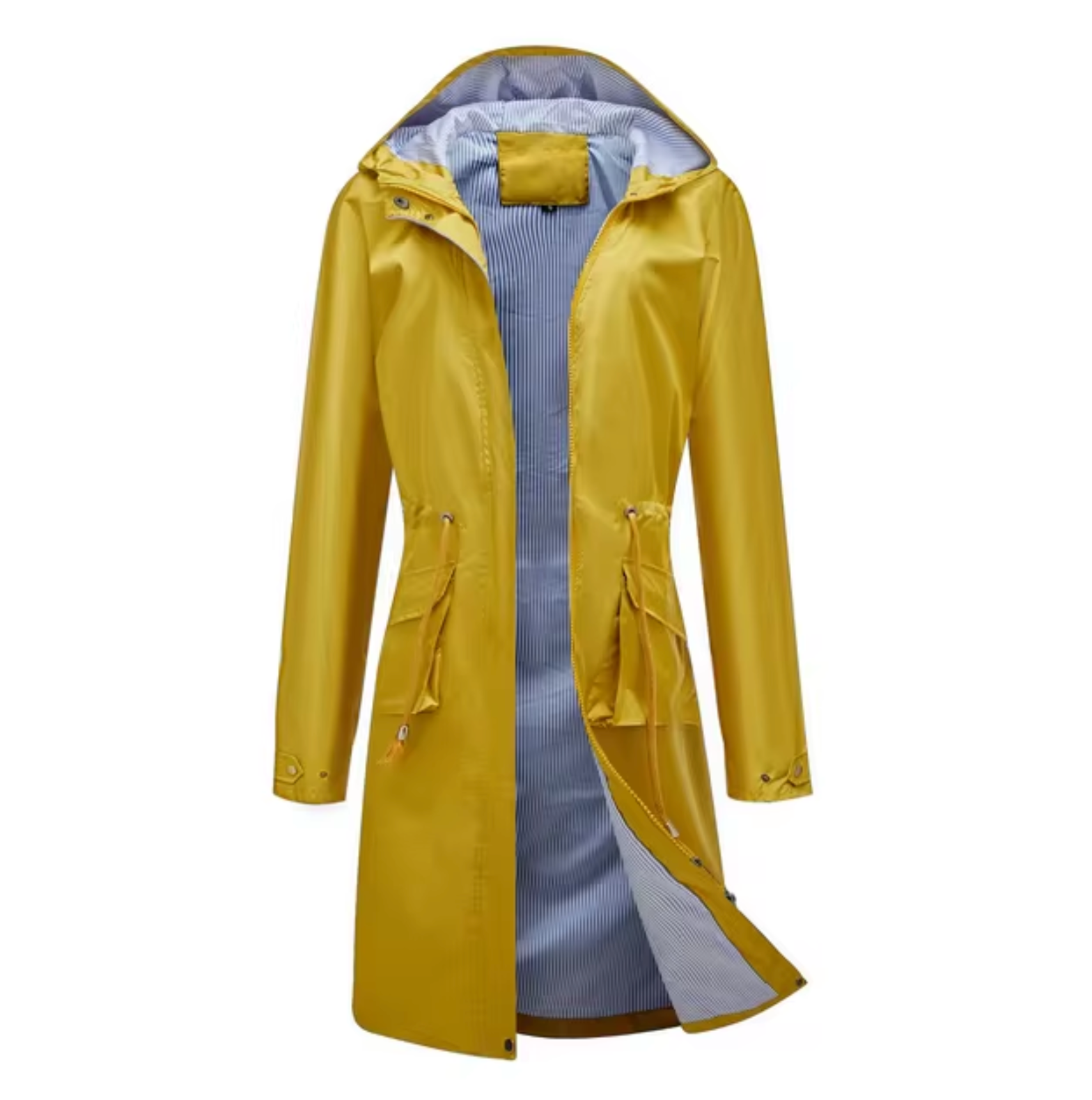 GR | Long waterproof hooded jacket for women