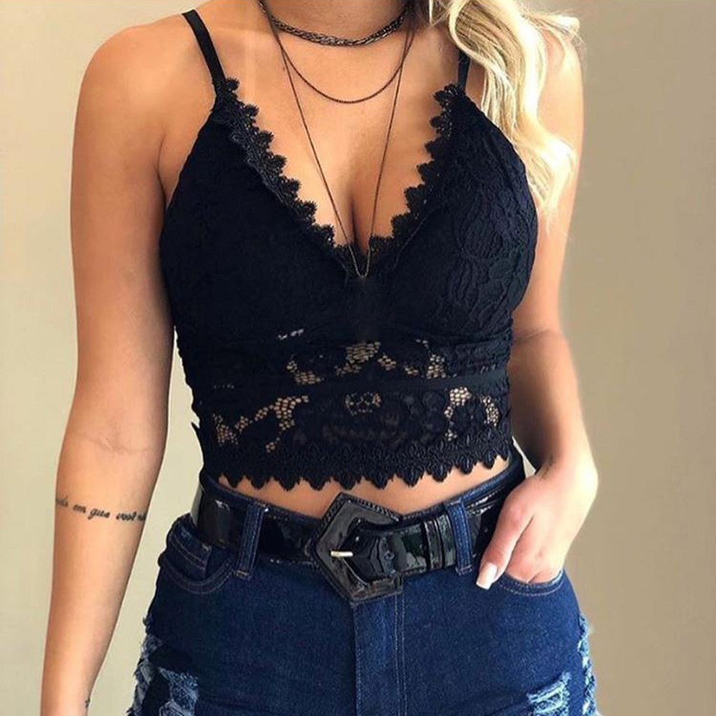 GR Floral Lace V-Neck Cami