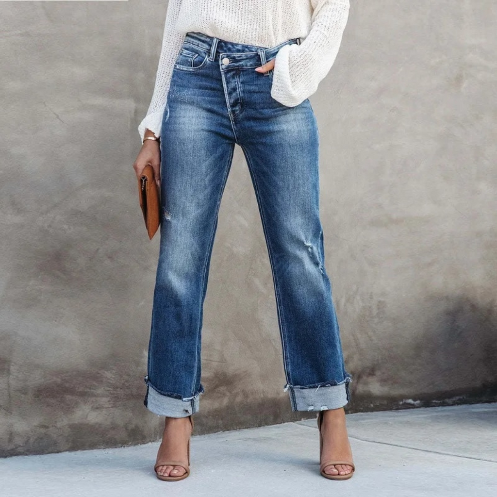 GR | High-waisted jeans