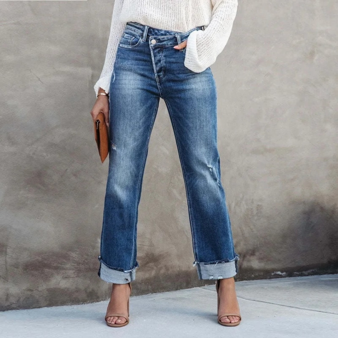 GR | High-waisted jeans