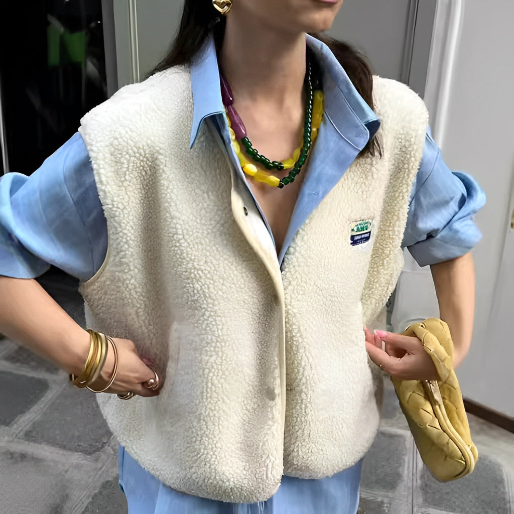 GR | Woven Open Knit Cardigan for Women