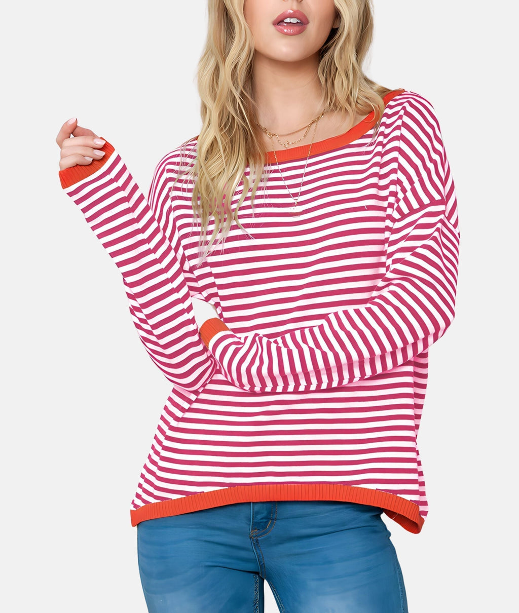 GR | Gestreifter Pullover