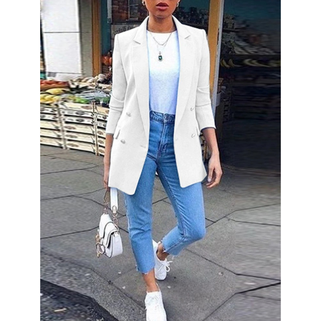 GR | Knee-length one-piece women's blazer