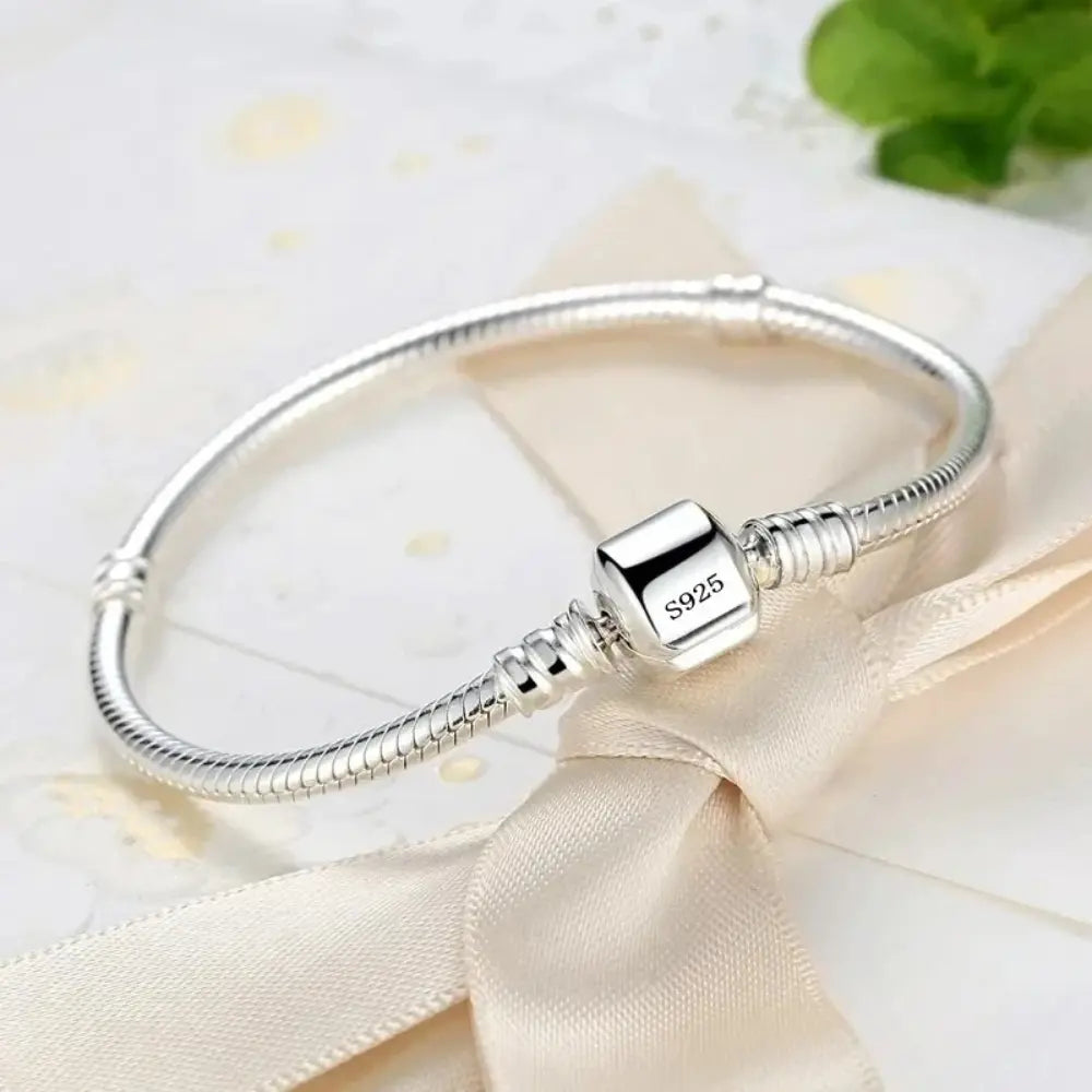 GR | 925 Sterling Silver Charm Bracelet for Women