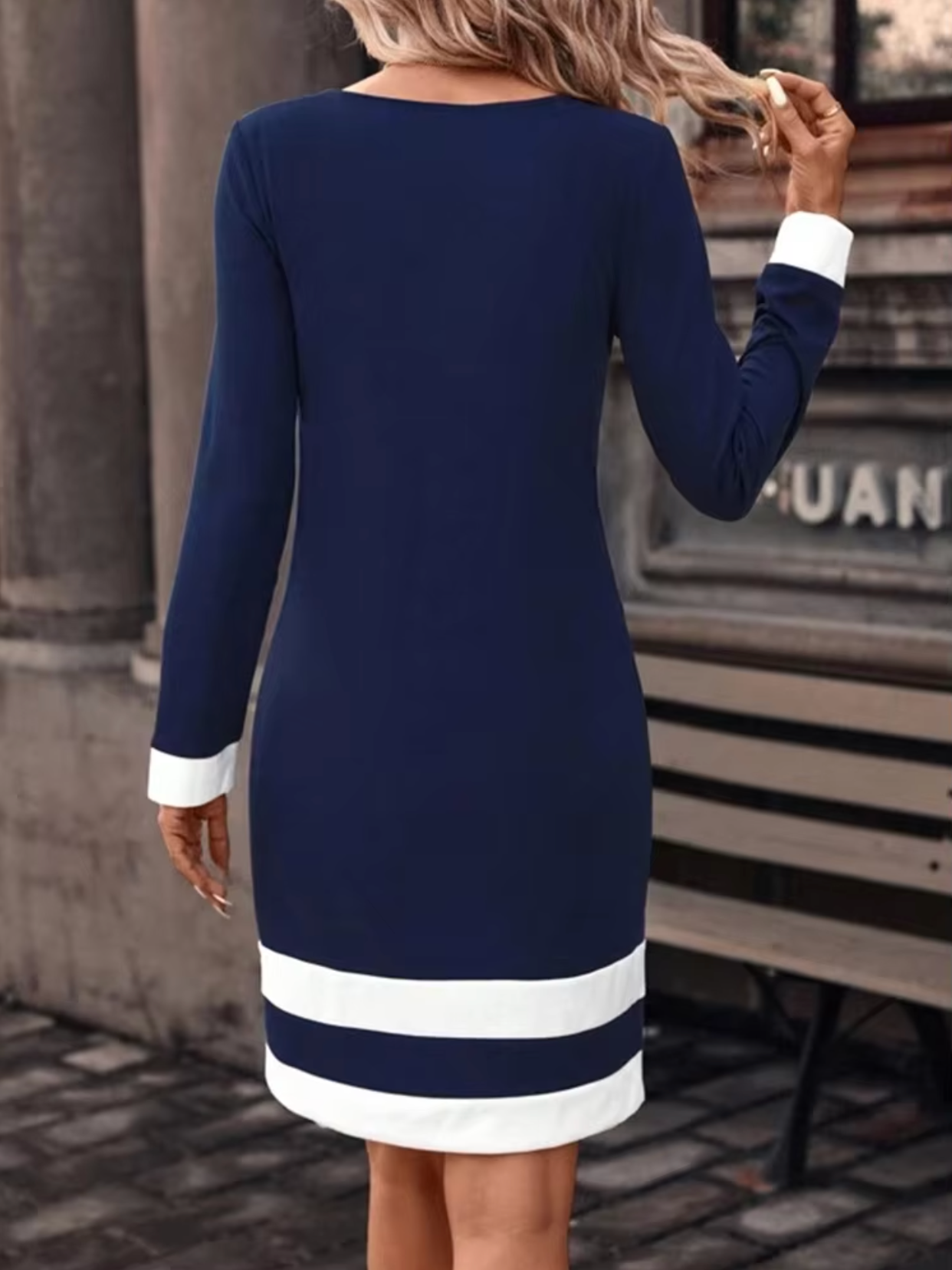 GR | Stylisches Langarmkleid