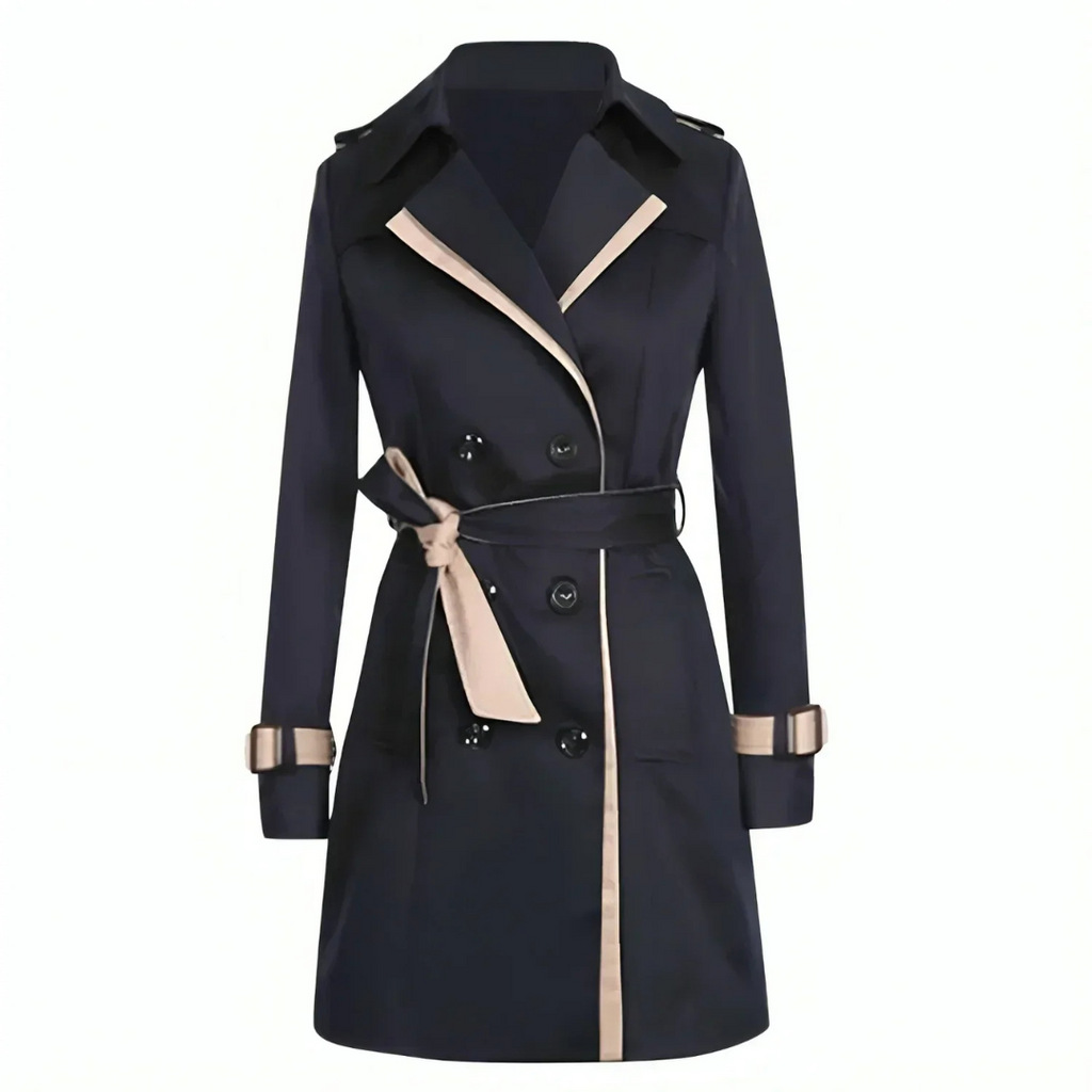 GR | Long, loose-fitting trench coat for women, stylish