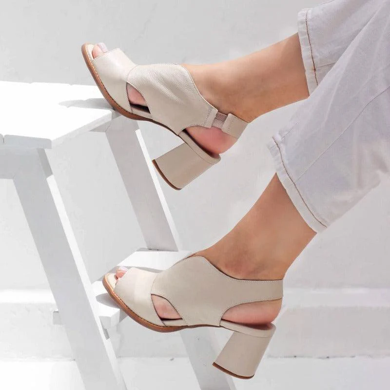 GR | Unrivaled durability and timeless elegance in women's sandals made of genuine leather