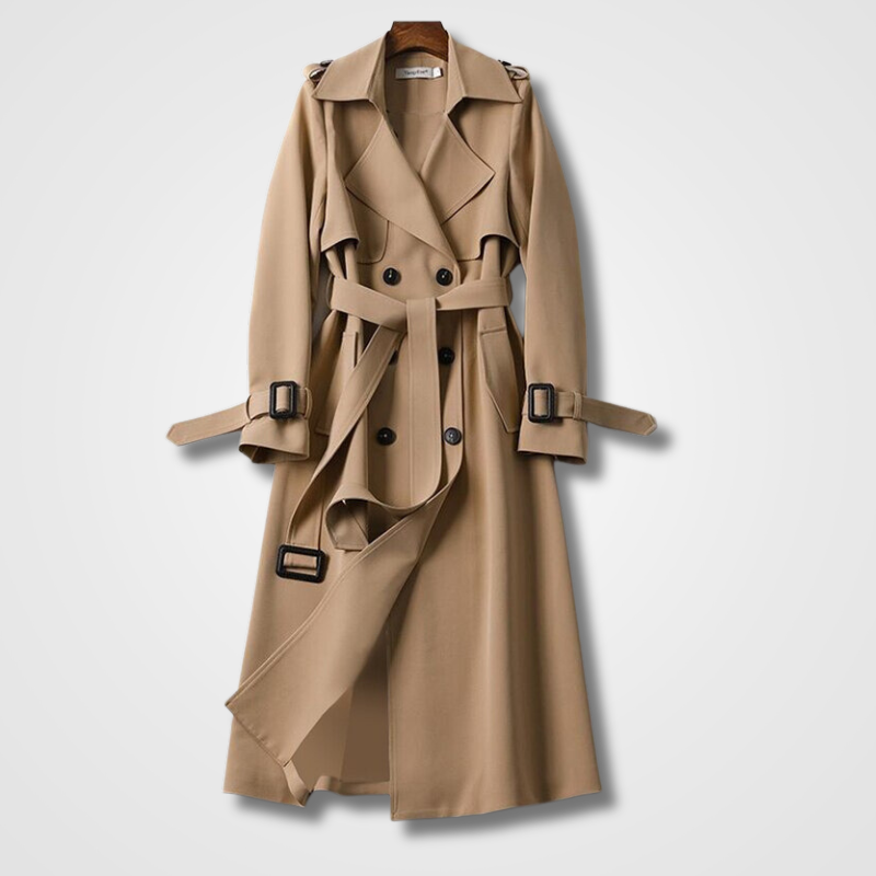 GR | Casual Long Trench Coat With