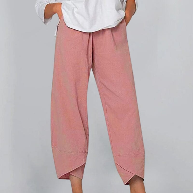 GR | Women's Trousers Lightweight Cotton and Linen Women's Summer Comfort