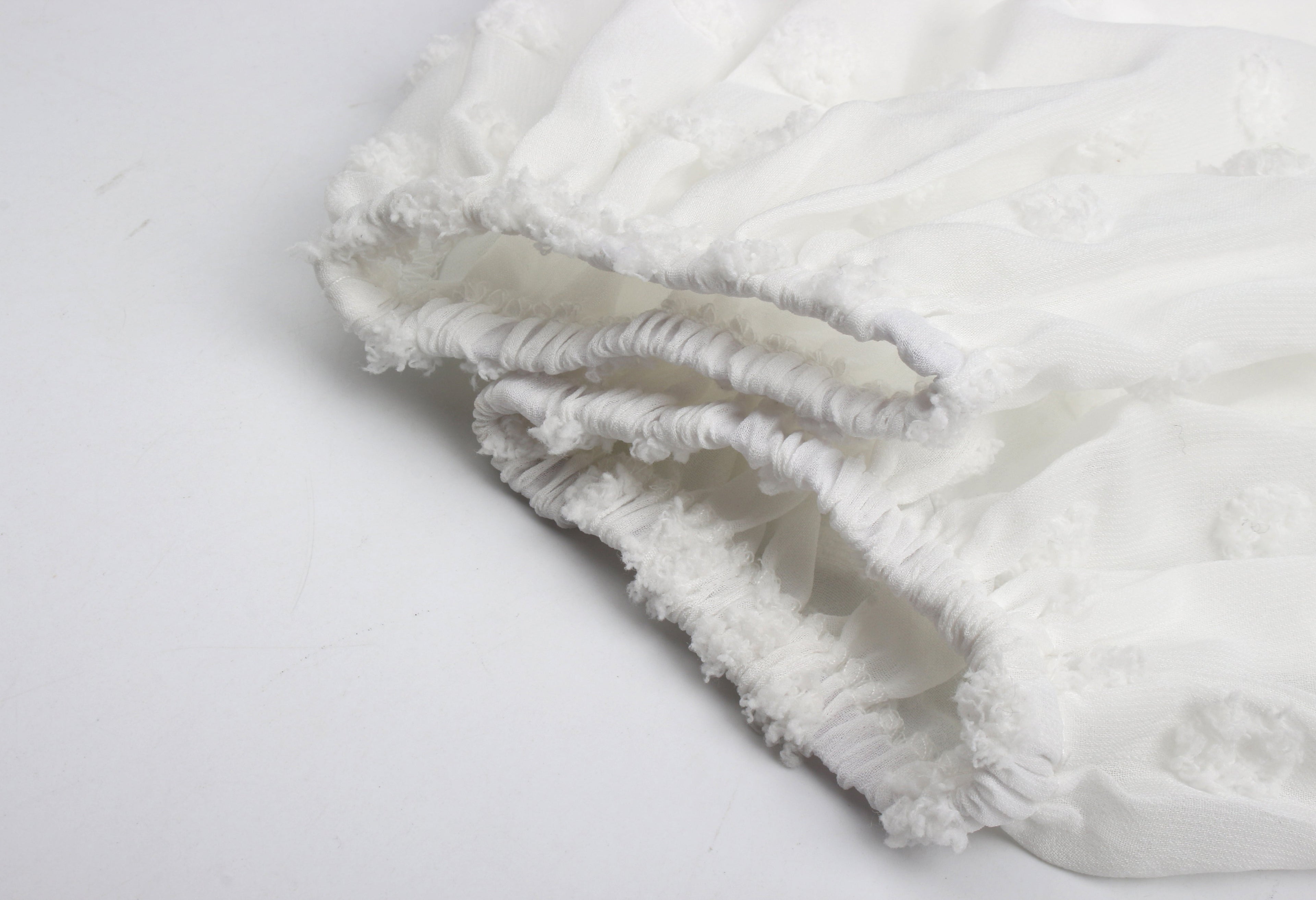 GR | Off-Shoulder Lantern Long-Sleeved Ruffled Top