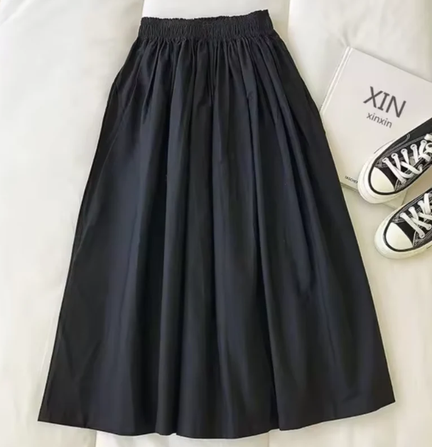 GR | Wide skirt with high waist