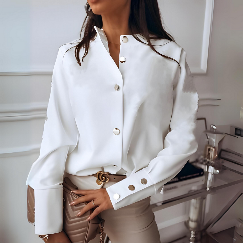 GR | Elegant long-sleeved top for women 
