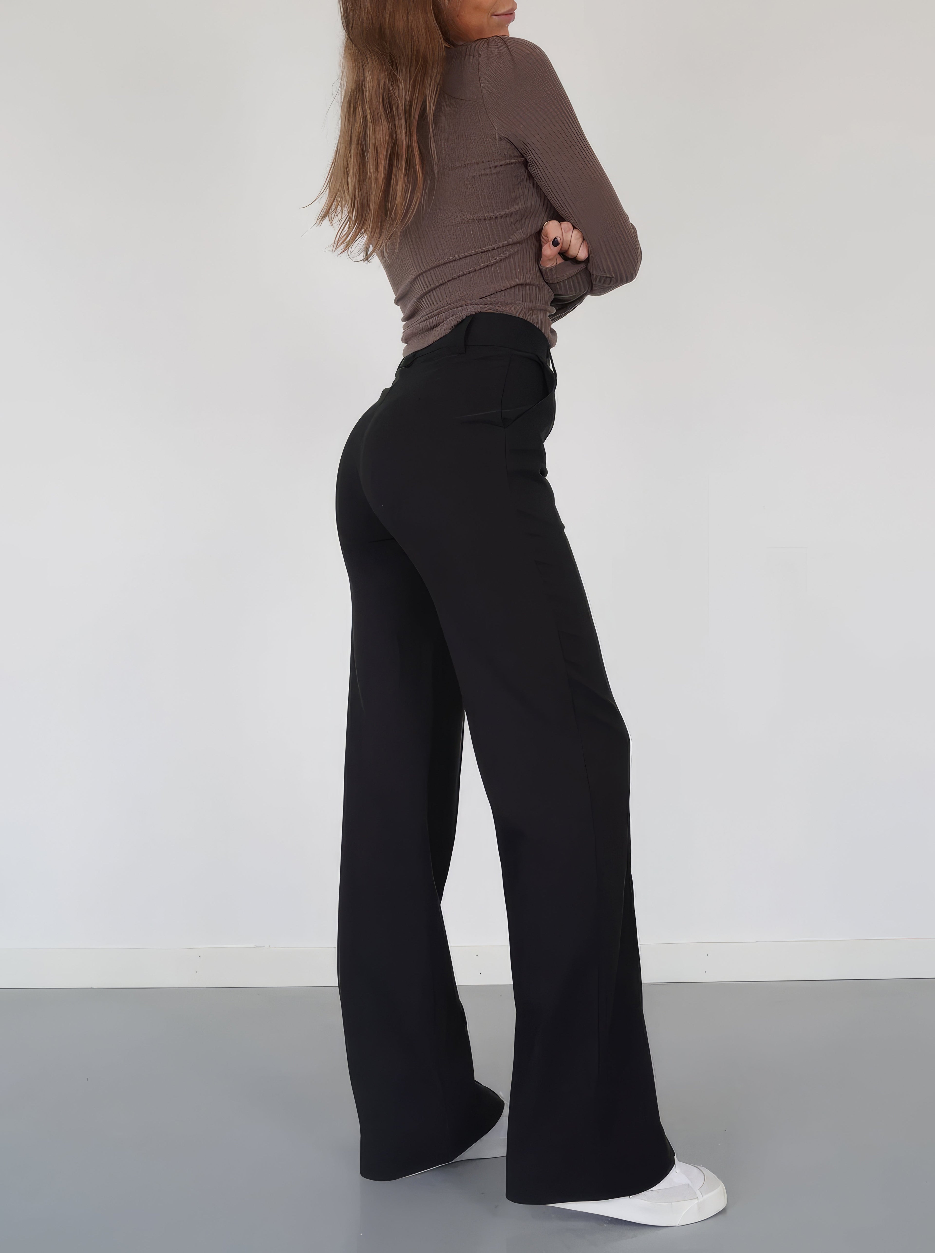 GR | Wide-leg trousers - High waist - Various colours - Fits all body shapes