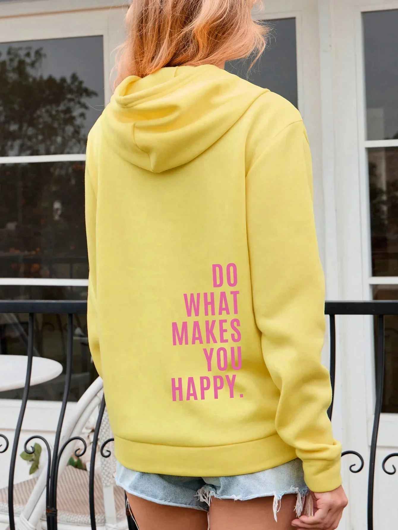 GR - Damen Hoodie - Lässiger Streetstyle mit Schriftzug