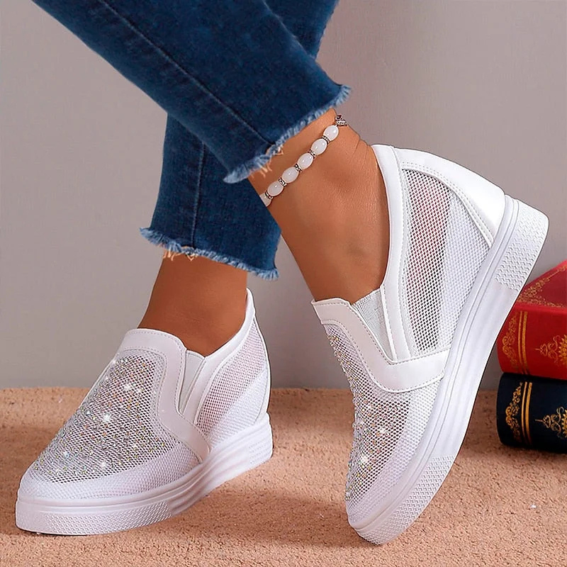 GR | Fashion Crystal Sneakers for Women