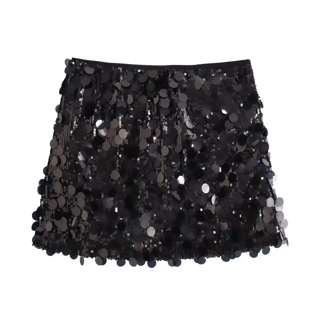 GR | Minirock mit Paillettenprint für Damen