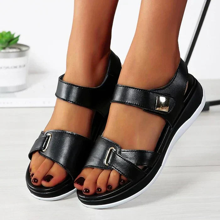 GR | Orthopedic flat sandals with adjustable straps