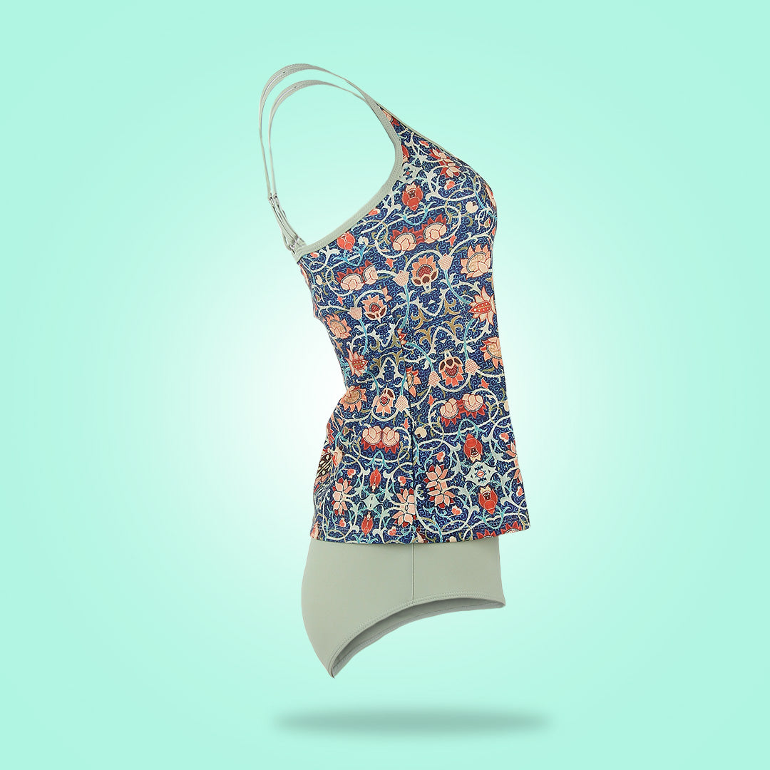 GR | Glamorous sleeveless swimwear with print