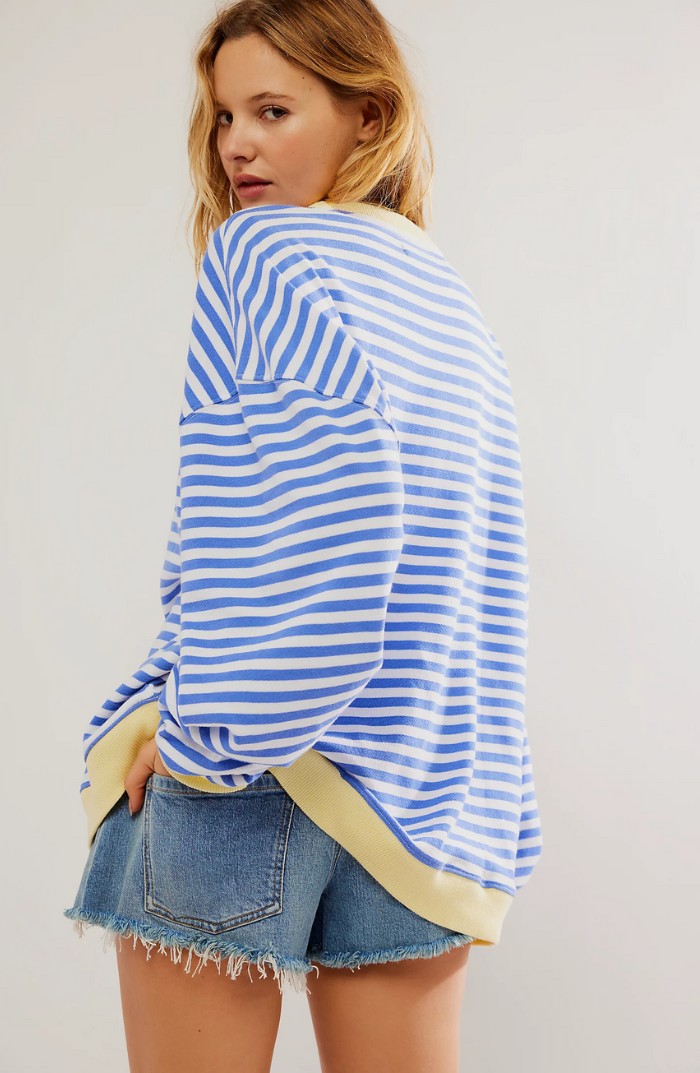GR | Striped Oversized Sweater Stylish, Warm and Playful