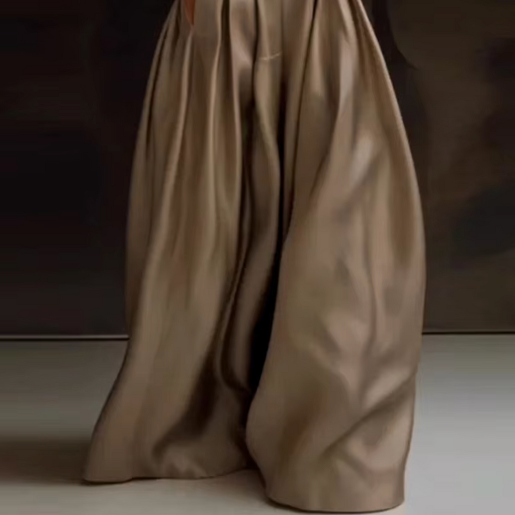 GR | Elegante Hose mit Falten und Hoher Taille