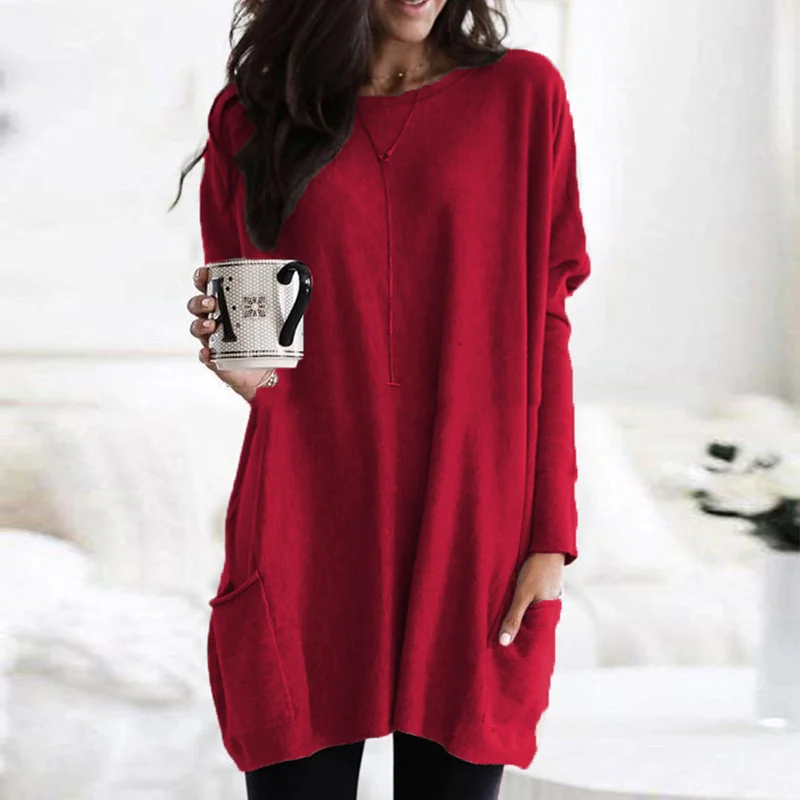 GR | Tunic with long sleeves and pockets