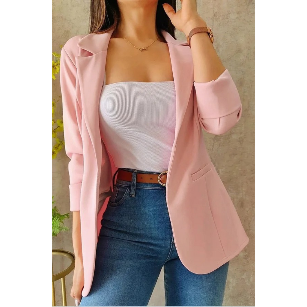 GR – Vintage-Damenblazer ohne Schnalle