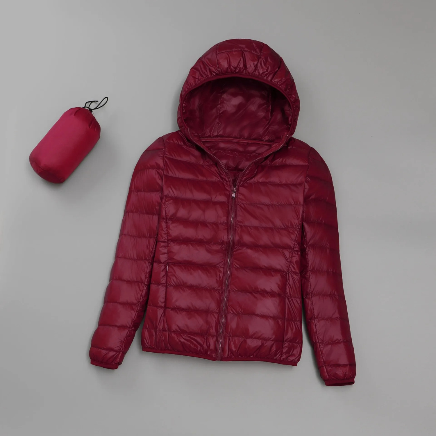GR - Lightweight quilted jacket with hood