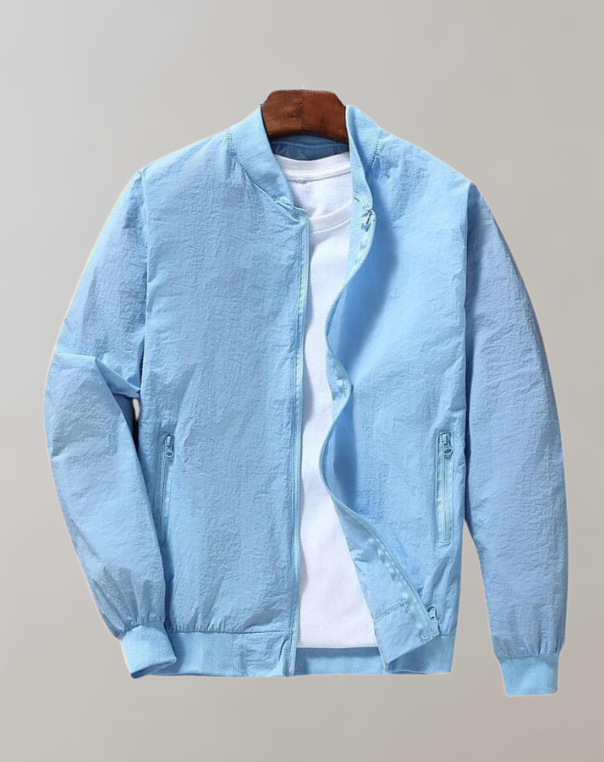 GR | Sporty bomber jacket with stand-up collar