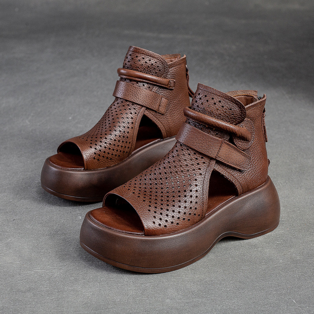 GR | Leather Sandals for Orthopedic Needs