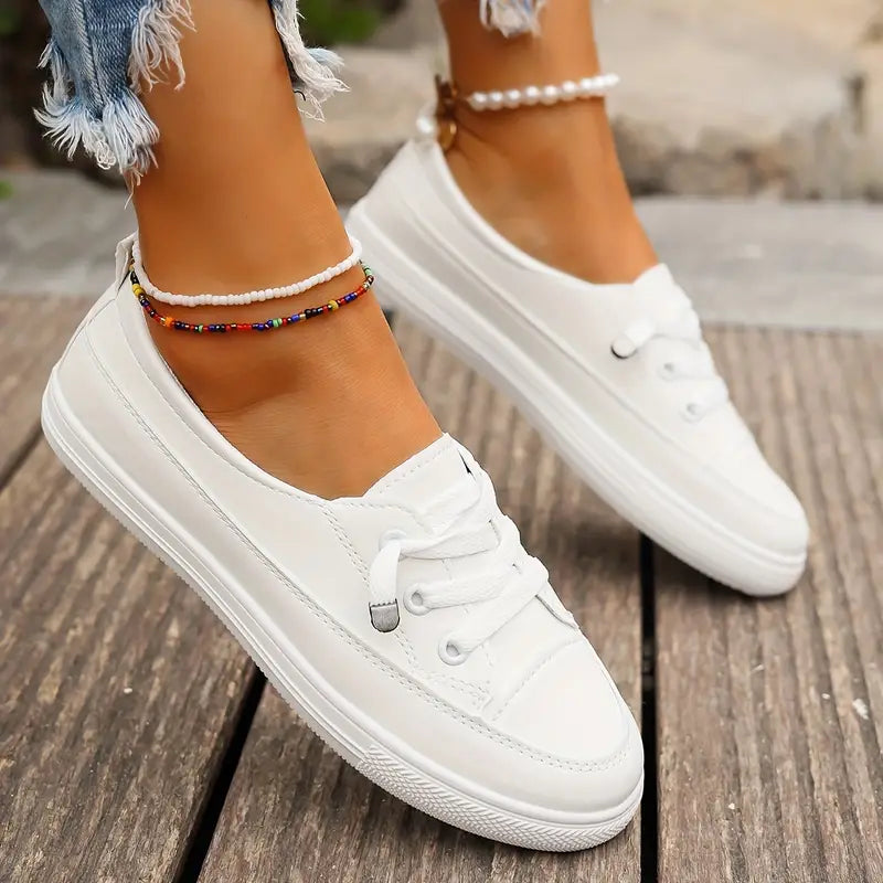GR | Casual flat shoes with non-slip sole and round toe