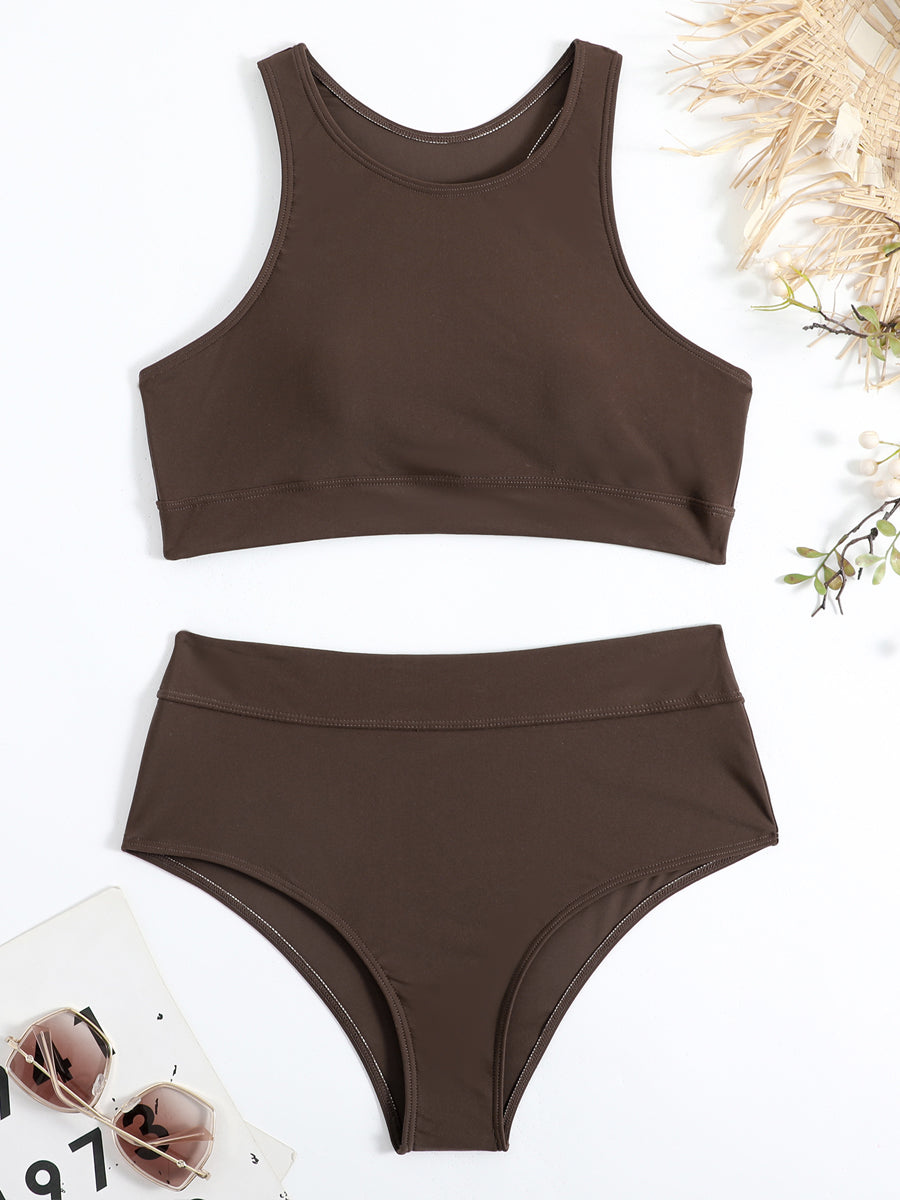 GR | Women's Sporty High Waist Bikini Women's Swimwear