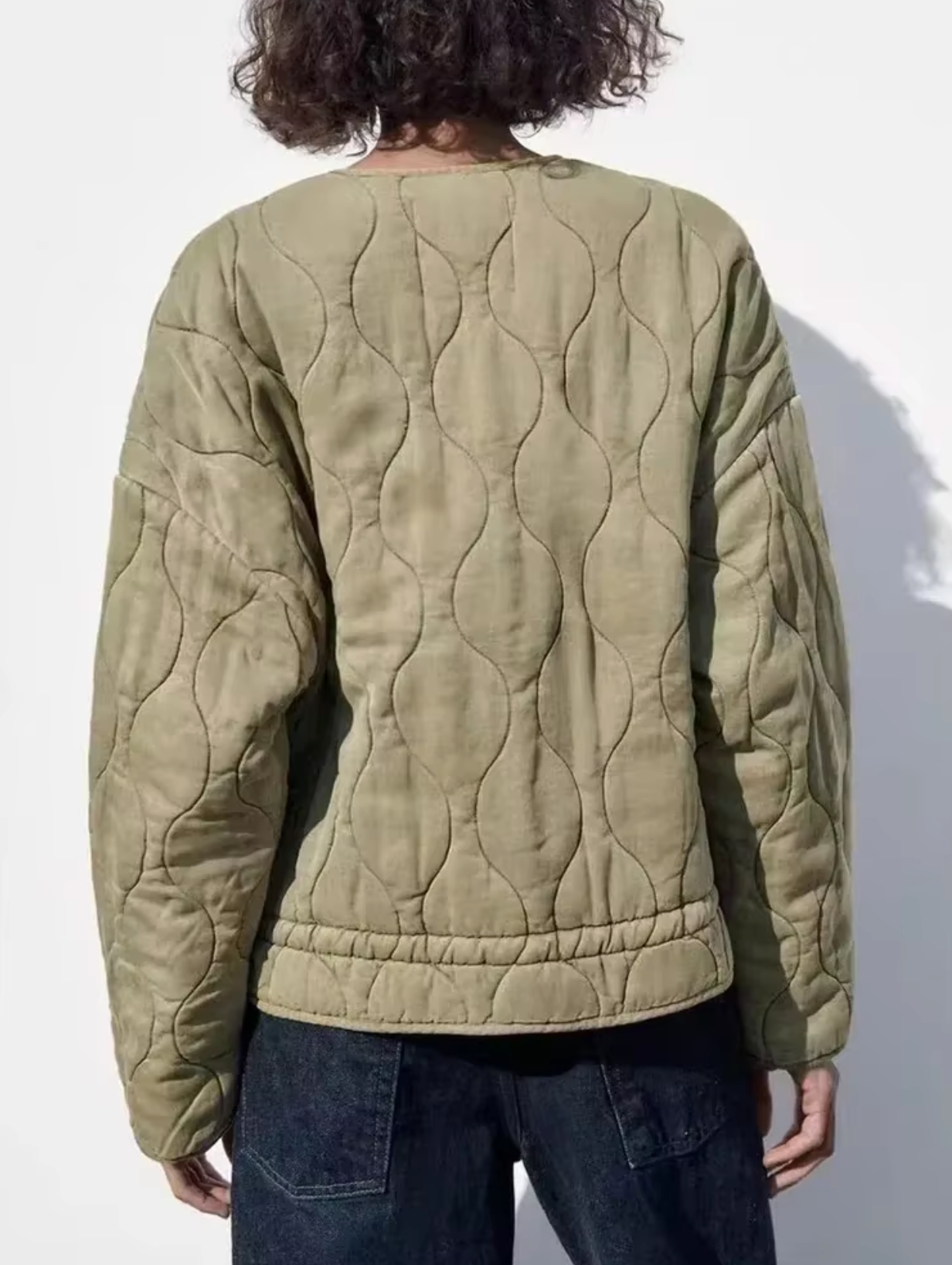 GR | Stylish padded jacket with zipper
