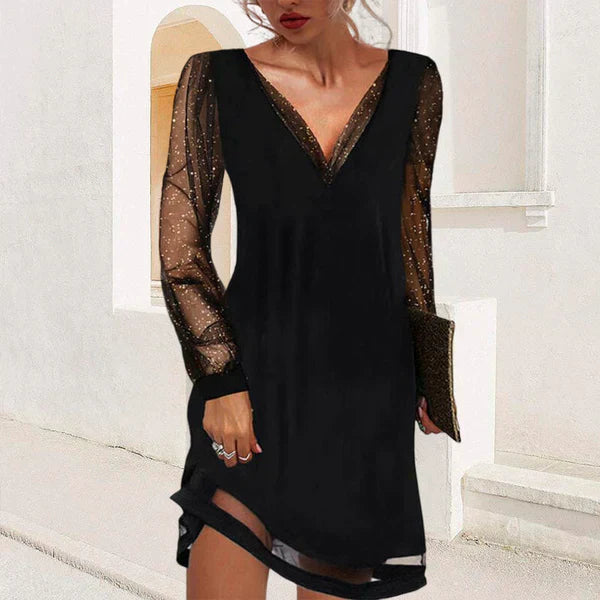 GR - Classic evening dress with V-neck