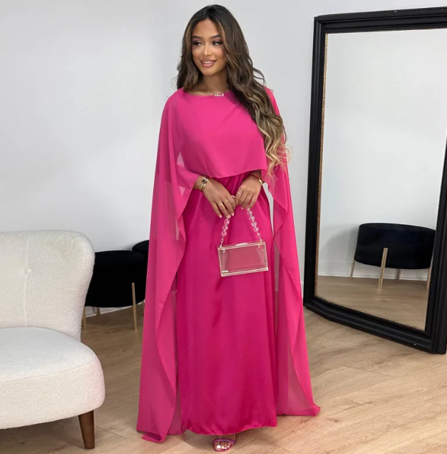 GR | Lange Satin Kleider für Frauen