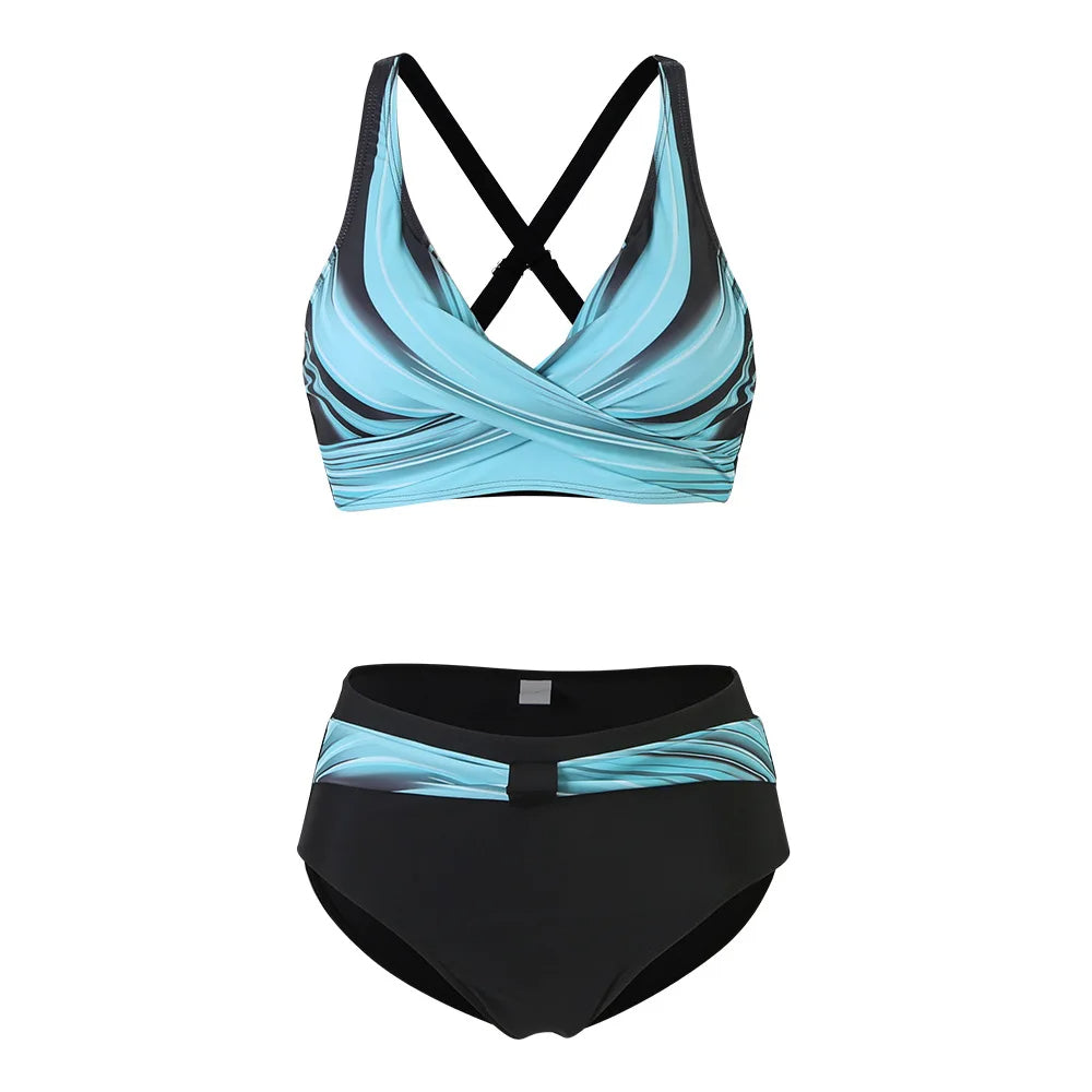 GR | High-waisted bikini set