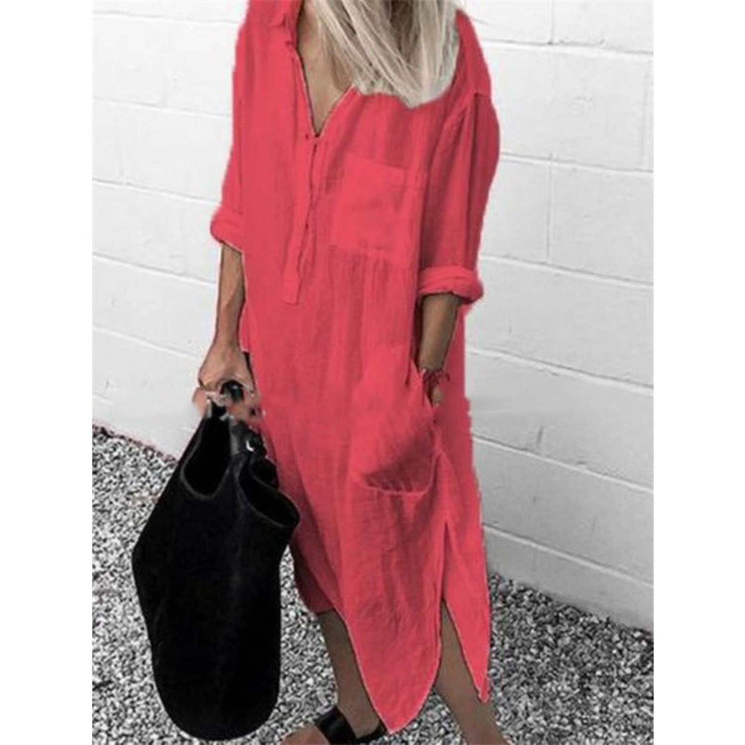 GR | Stilvolle Lange Sommerkleid