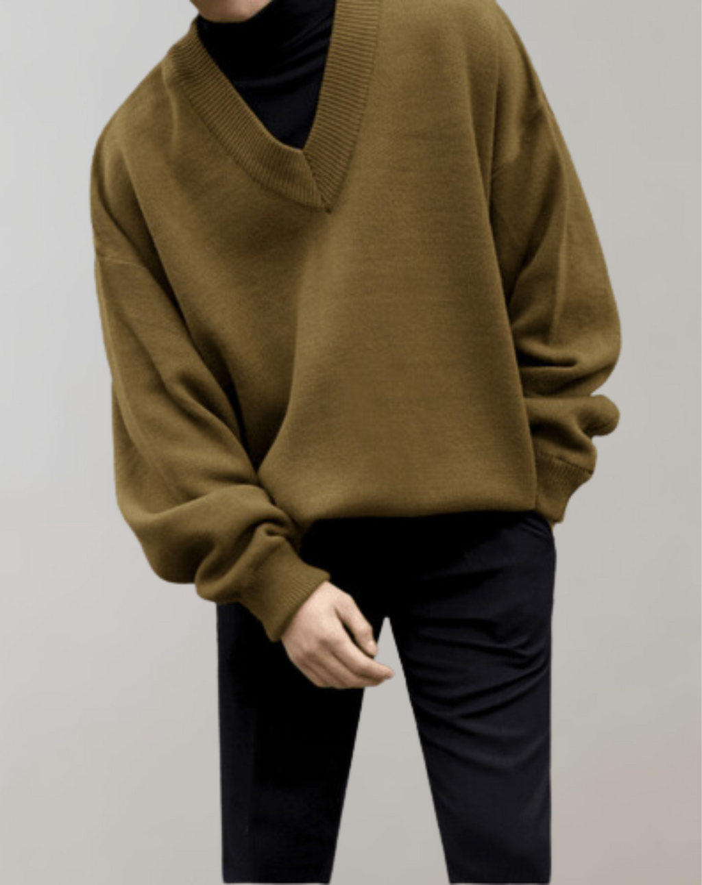 GR | Pullover mit V-Ausschnitt