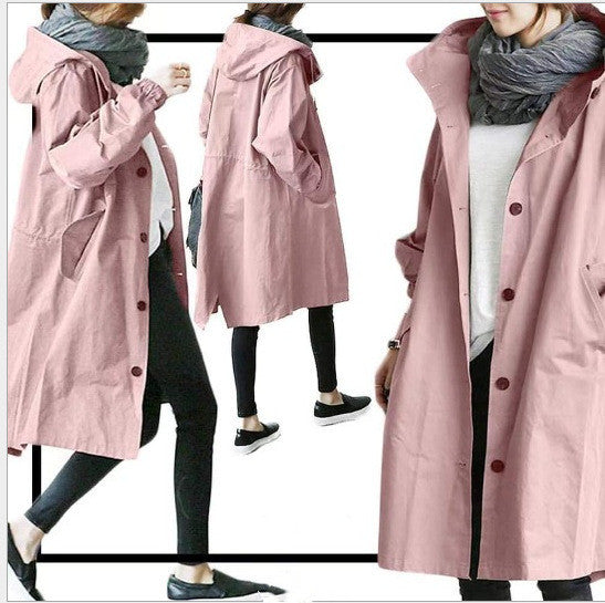 GR | Trench coat with hood
