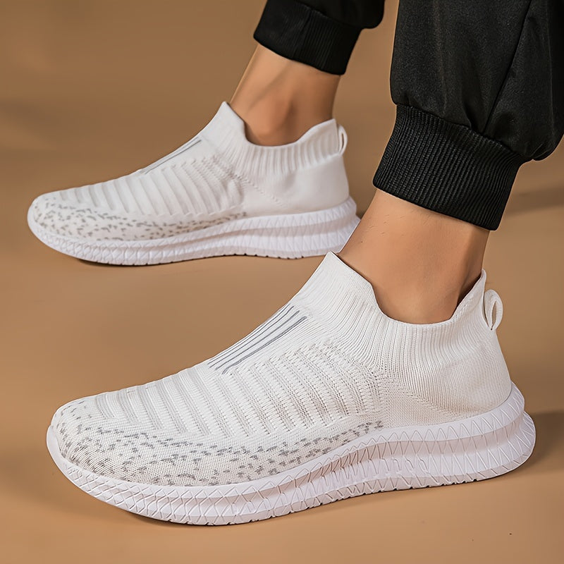 GR | Breathable slip-on sneakers with knit upper