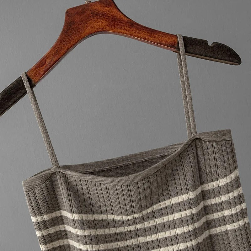 GR | Comfortable striped knitwear set