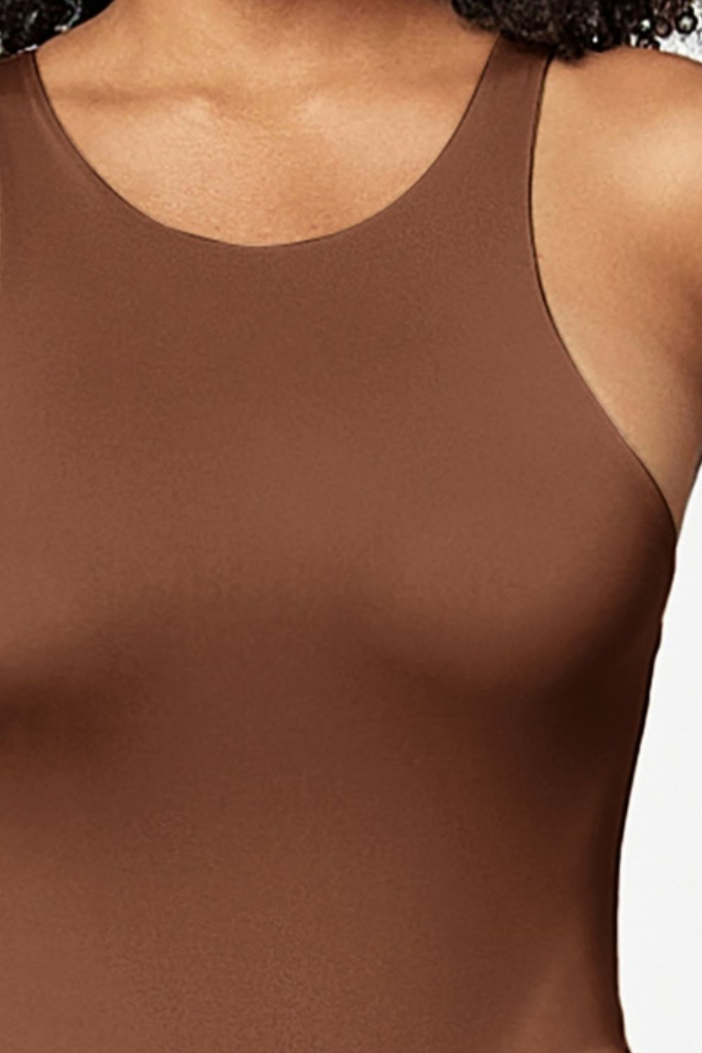 GR | Full size round-width strappy bodysuit