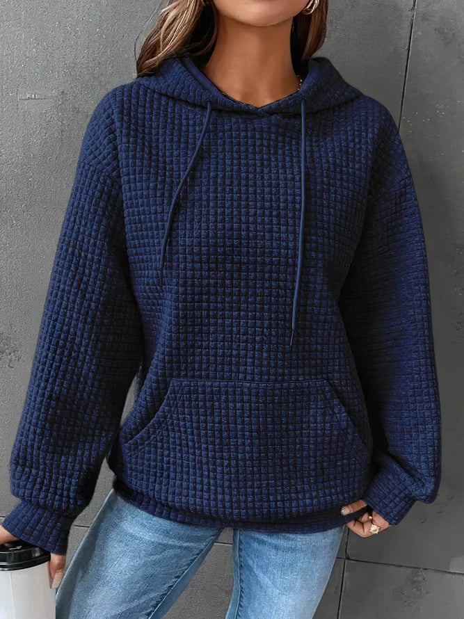 Cool and chic textured sweater for women