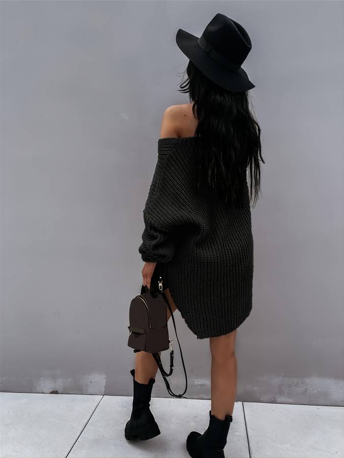 GR  - Übergroßes Strickkleid