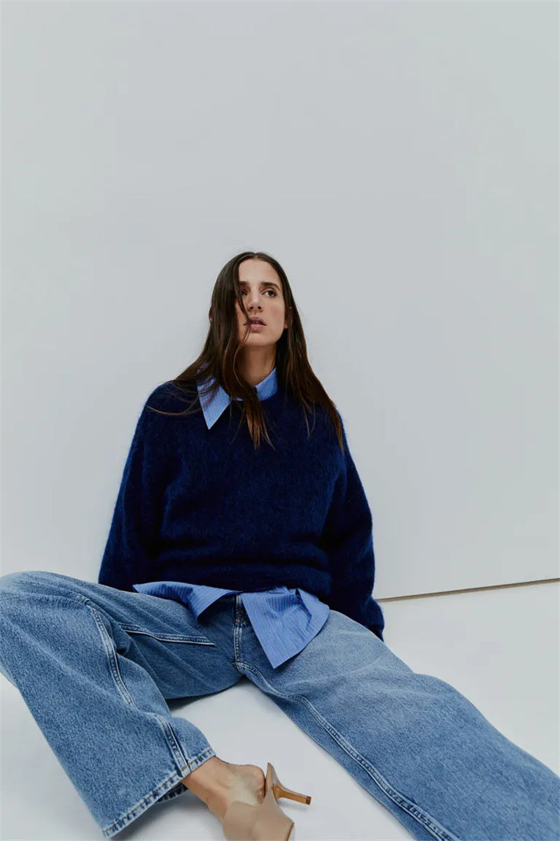 GR | made of mohair - oversized women's sweater