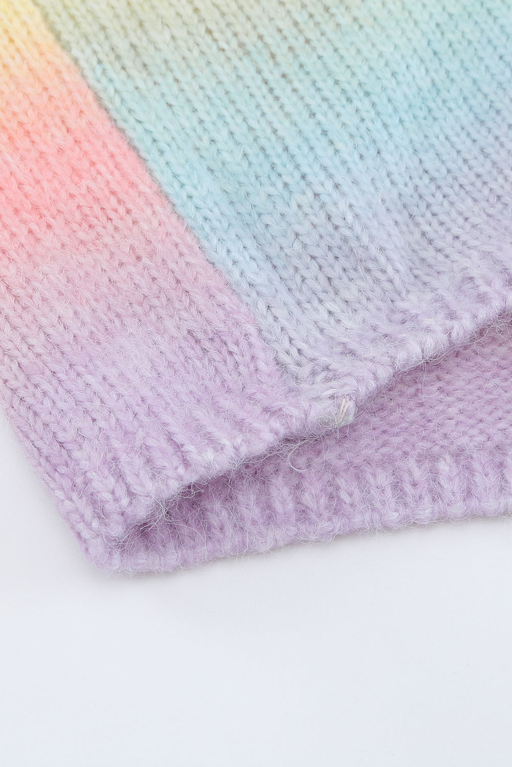 GR | Gradient Offene Vorderseite Fallendes Schulter Cardigan