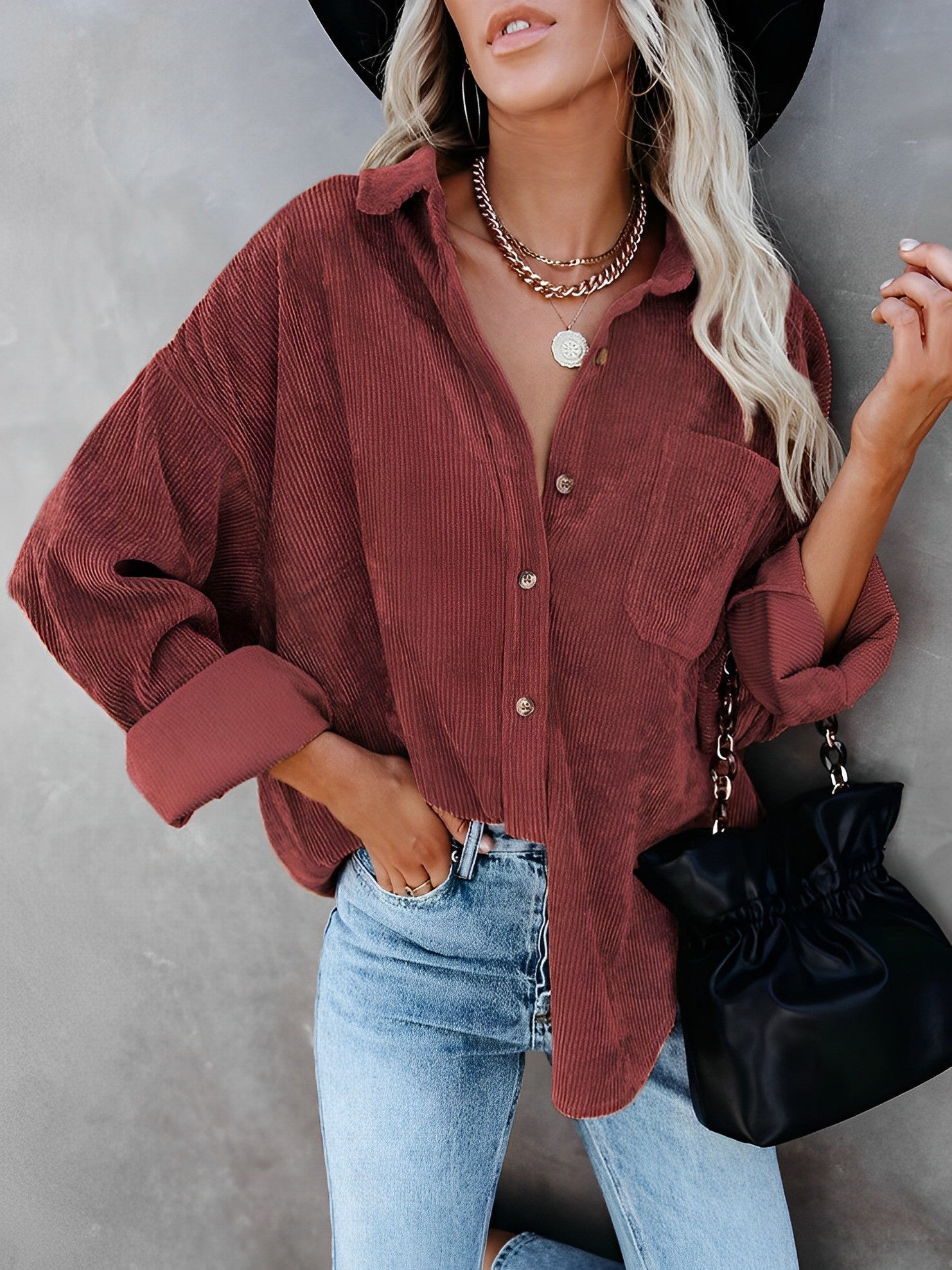 GR | Classic corduroy blouson