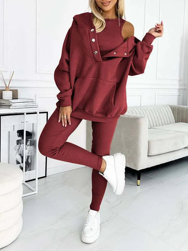 GR | Women's set with hood and trousers