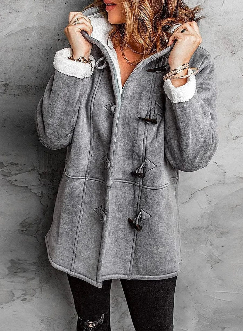 GR | Stylish fleece winter jacket for women from Essential 